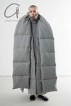 HED MAYNER two -piece lapel coat AW22_O30_Gry/WO gray PHM6